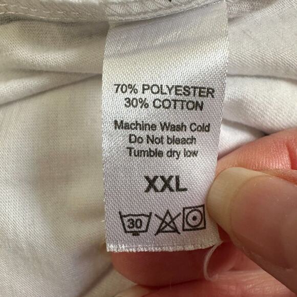 NWOT Slipknot Gray & Red Slipknot Graphic White Back Tee Short Sleeve 2XL - Picture 7 of 10